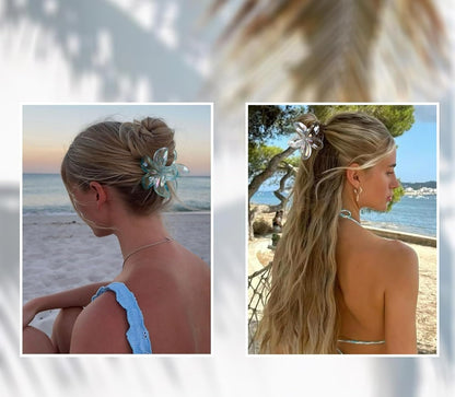 Summer Flower Claw Clips