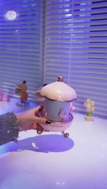 Bunny’s Carousel Rotating Night Light